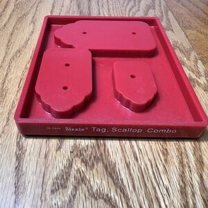 Sizzix Originals Steel Rule Die TAG SCALLOP COMBO #38-0944